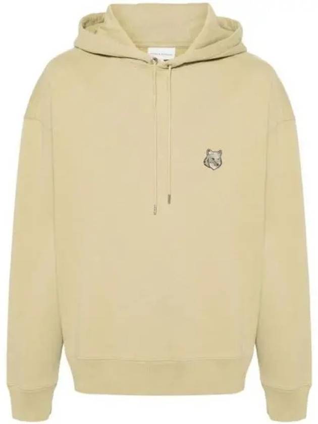 Bold Fox Head Patch Oversize Hoodie Green - MAISON KITSUNE - BALAAN 2