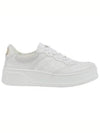 Interlocking G Tag Low Top Sneakers White - GUCCI - BALAAN 2