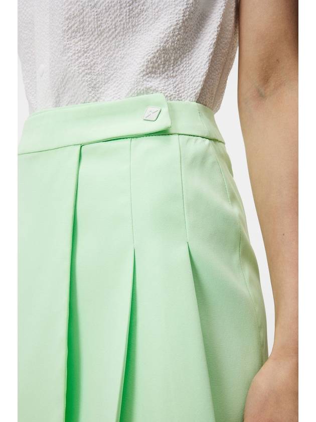 Women's Cataleya Pleated Skirt Patina Green - J.LINDEBERG - BALAAN 7