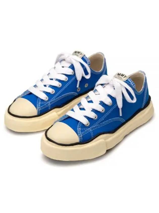 A09FW733 CL BLUE Peterson OG Sole Canvas Low Top Sneakers - MIHARA YASUHIRO - BALAAN 1