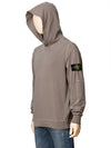 Compass Badge Cotton Hoodie Dove Grey - STONE ISLAND - BALAAN 3