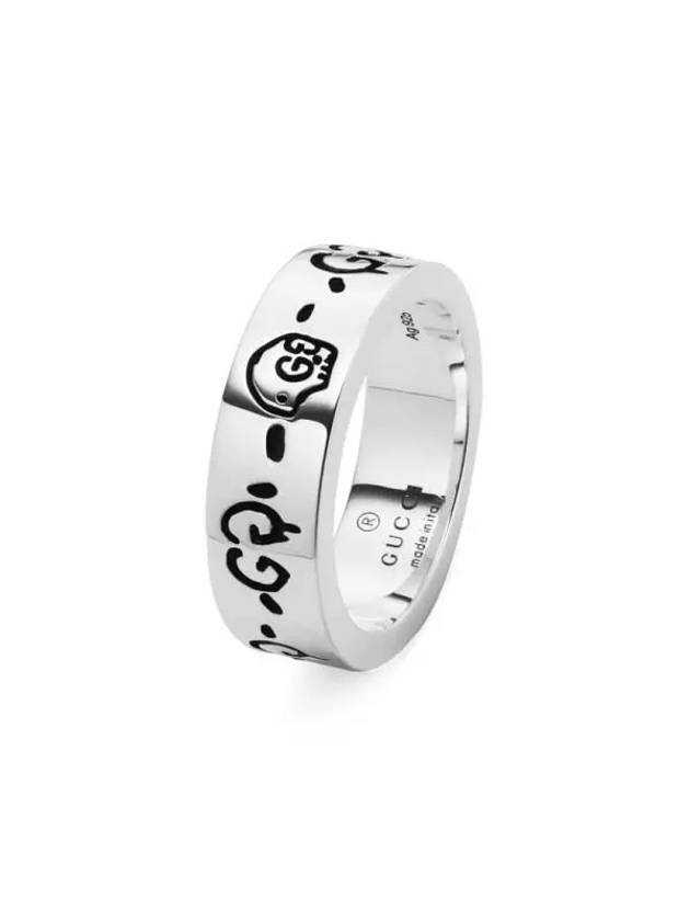 Ghost 6mm Ring Silver - GUCCI - BALAAN 4