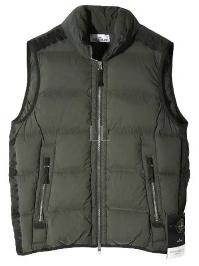 Seamless Tunnel Vest Khaki - STONE ISLAND - BALAAN 2