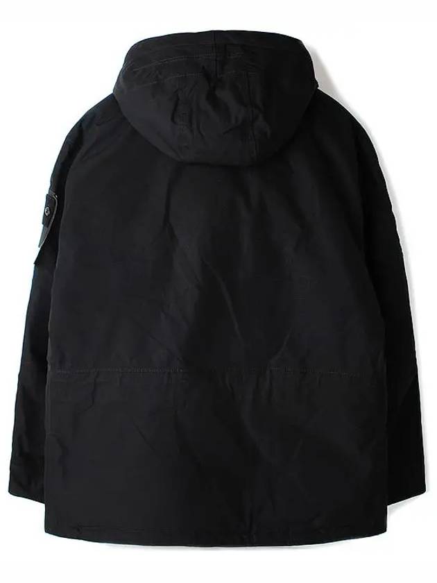 Ghost Piece Nylon Hooded Jacket Black - STONE ISLAND - BALAAN 3