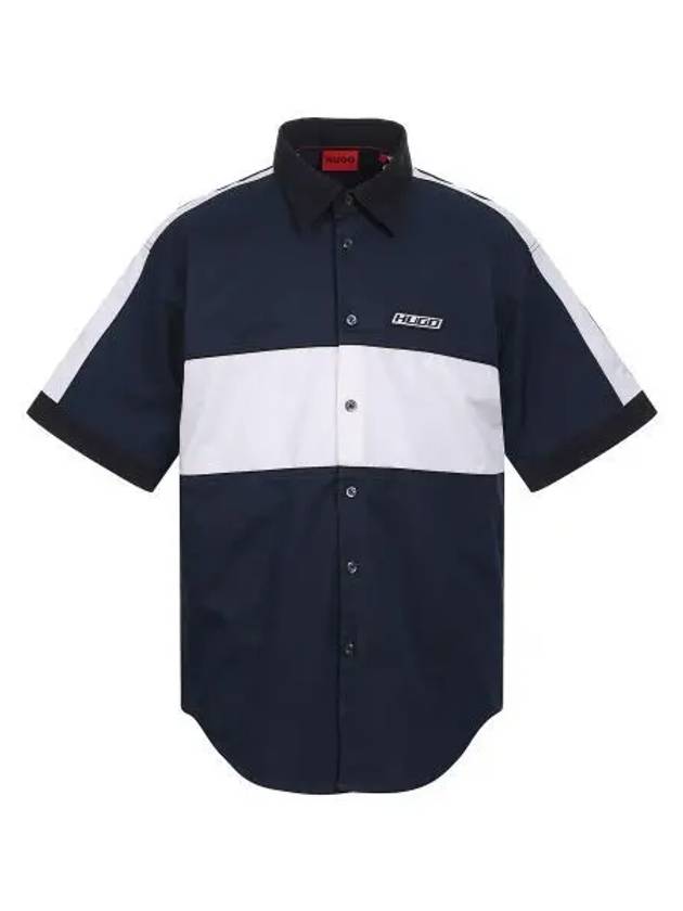 HUGO racing short sleeve shirt relaxed fit 50508648 405 - HUGO BOSS - BALAAN 1