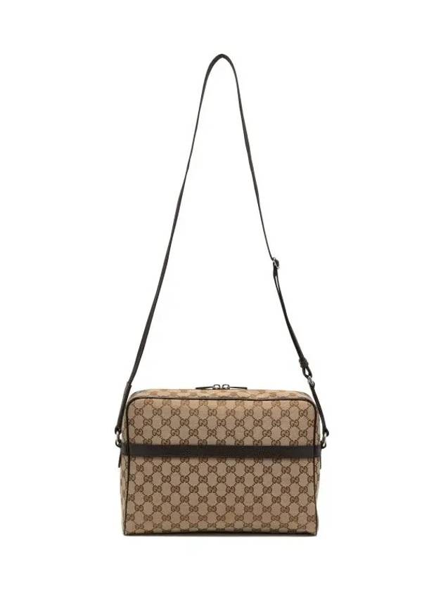 GG Monogram Canvas Messenger Bag Beige - GUCCI - BALAAN 6