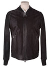 Black leather blouson - DROME - BALAAN 1