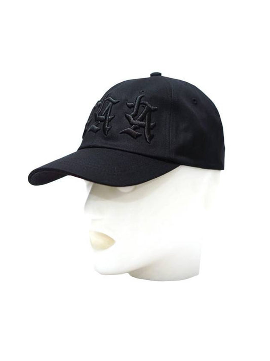 Men's Embroidered Ball Cap Black 014 - ELWKSTUDIO - BALAAN 1