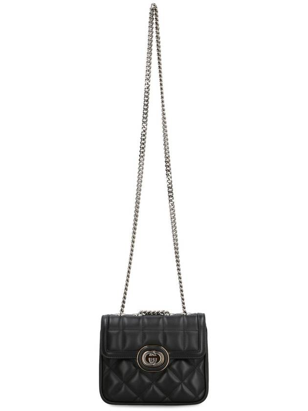 Interlocking G Quilted Mini Shoulder Bag Black - GUCCI - BALAAN 6