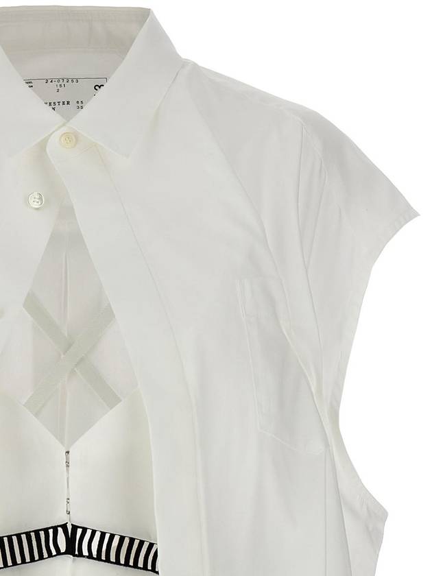 24 ss Cotton Poplin Shirt 2407253151 B0031058865 - SACAI - BALAAN 4