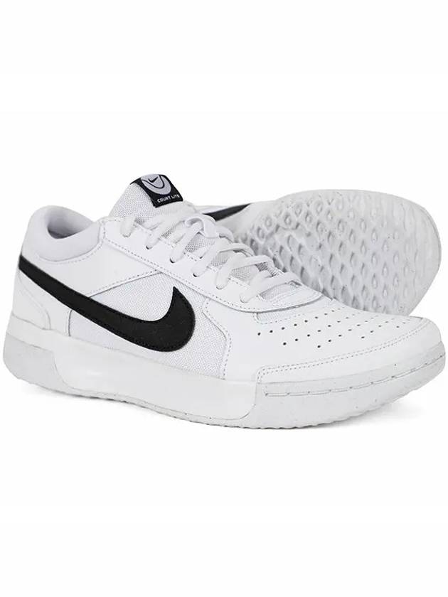 Court Air Zoom Lite 3 Tennis Low Top Sneakers White - NIKE - BALAAN 3