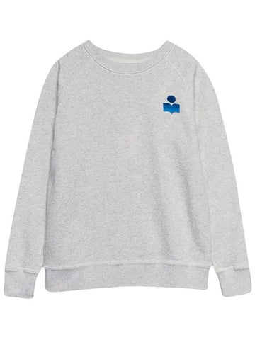 Millyp Small Logo Crew Neck Sweatshirt Grey - ISABEL MARANT - BALAAN 1