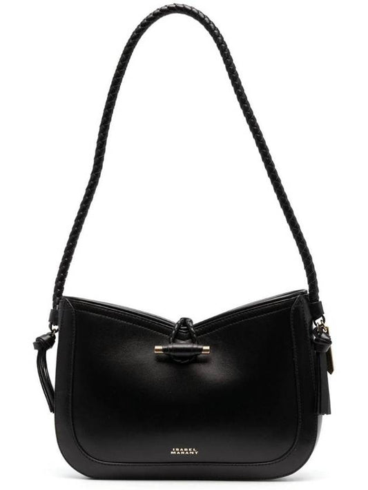 Vigo Baguette Leather Shoulder Bag Black - ISABEL MARANT - BALAAN 2