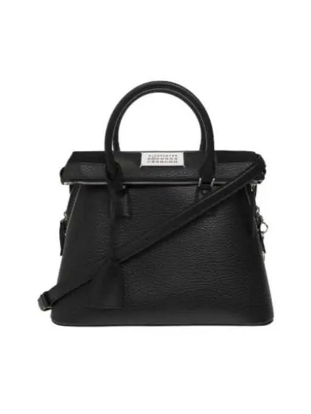 5AC Four Stitch Logo Classic Tote Bag Black - MAISON MARGIELA - BALAAN 2