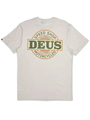 Hot Streak Short Sleeve T-shirt Vintage White - DEUS EX MACHINA - BALAAN 1