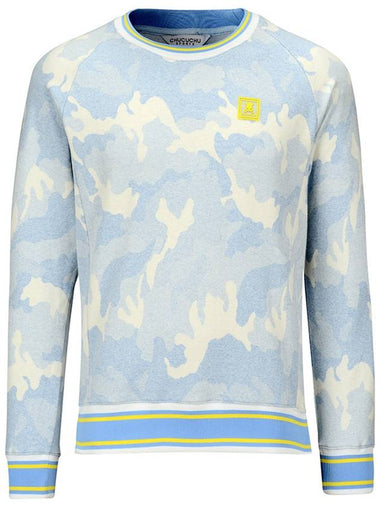 C23STS018M Candy Camo Crew Neck Sky blue - CHUCUCHU - BALAAN 1