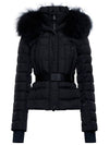 Grenoble Beverley Hooded Ski Short Padded Black - MONCLER - BALAAN 1