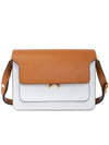 Color Block Trunk Cross Bag Brown - MARNI - BALAAN 1