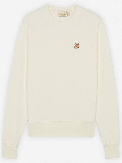 Fox Head Patch Adjusted Sweatshirt Ecru - MAISON KITSUNE - BALAAN 2