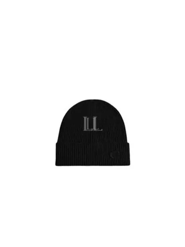 Logo Knit Beanie Black - COACH - BALAAN 2