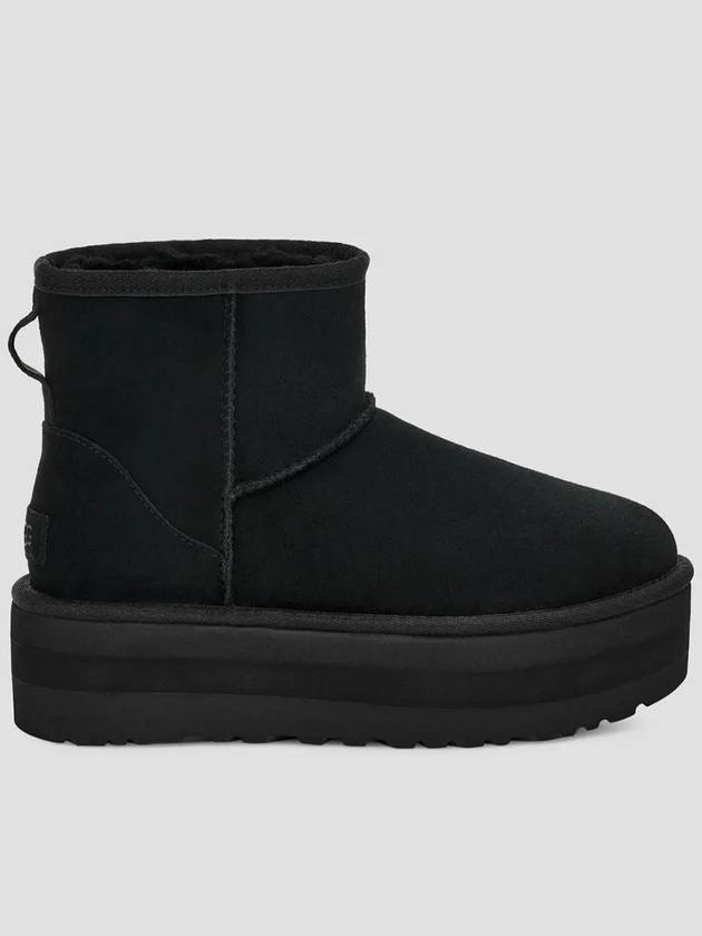 Classic Mini Platform Suede Winter Boots Black - UGG - BALAAN 3