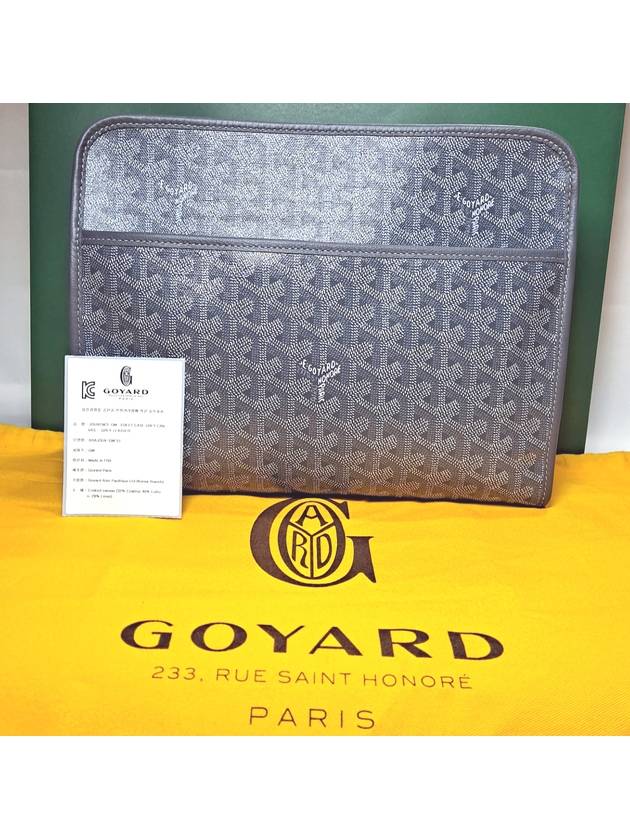 Juvence GM Clutch Bag Gray - GOYARD - BALAAN.