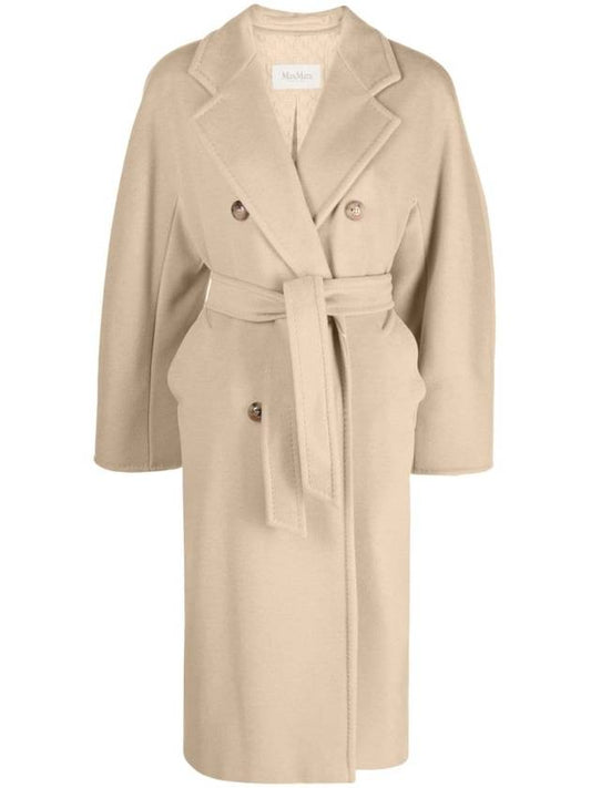 Madame Wool Double Coat Ivory - MAX MARA - BALAAN 1