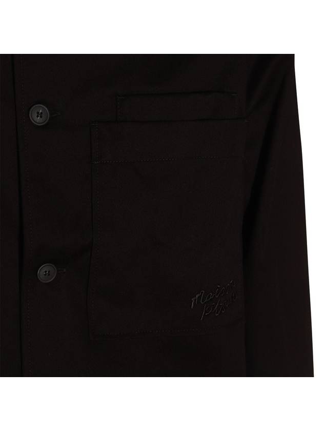 Maison Kitsuné Black Cotton Casual Jacket - MAISON KITSUNE - BALAAN 3