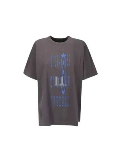 Woman's Number Logo Short Sleeve T-Shirt Dark Grey - MAISON MARGIELA - BALAAN 2