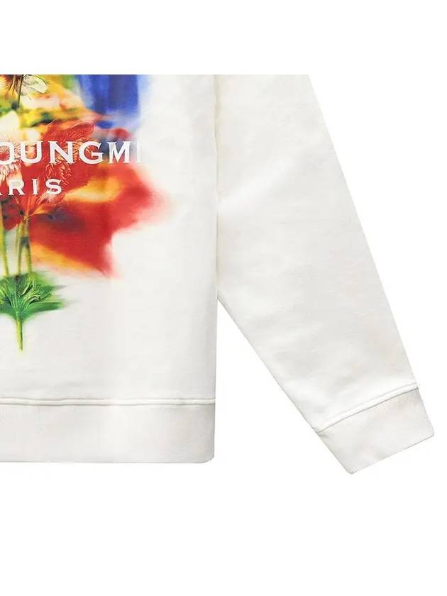 Swaying Flower Back Logo Hoodie Ivory - WOOYOUNGMI - BALAAN 6