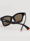 Sunglasses KZ40159F 01E Asian fit black horn rim square - KENZO - BALAAN 3