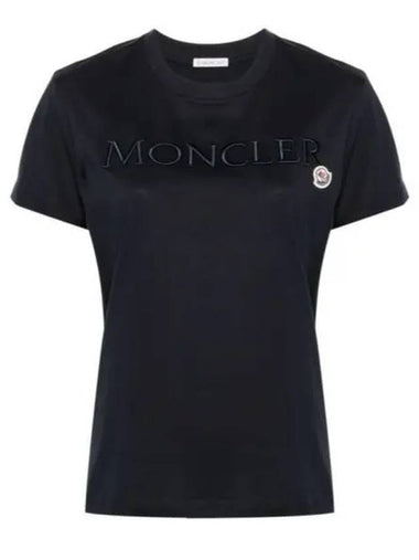 8C00011 89AIJ 778 Logo Short Sleeve T Shirt - MONCLER - BALAAN 1