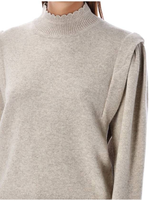 Lucille knit top light gray - ISABEL MARANT ETOILE - BALAAN 4