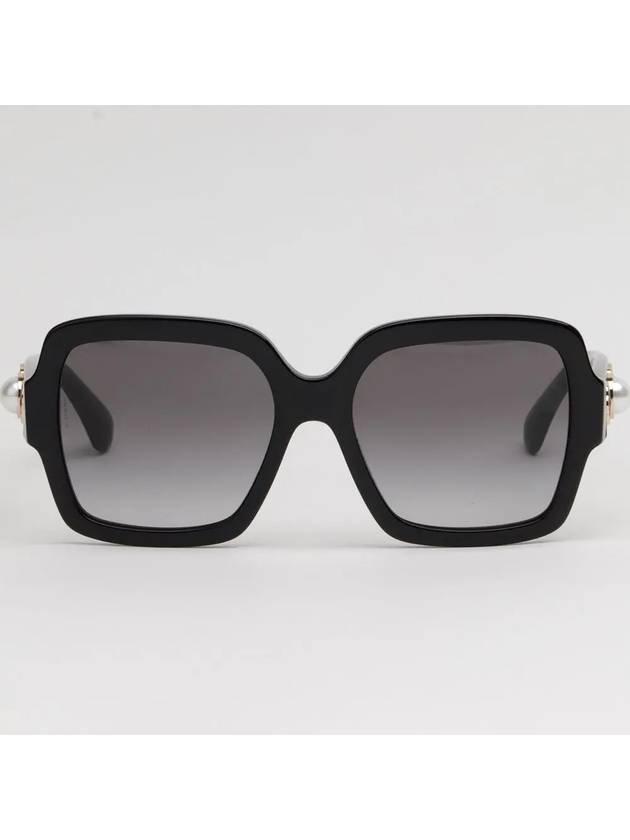 Eyewear Heart Pearl Camellia Sunglasses Black - CHANEL - BALAAN 4