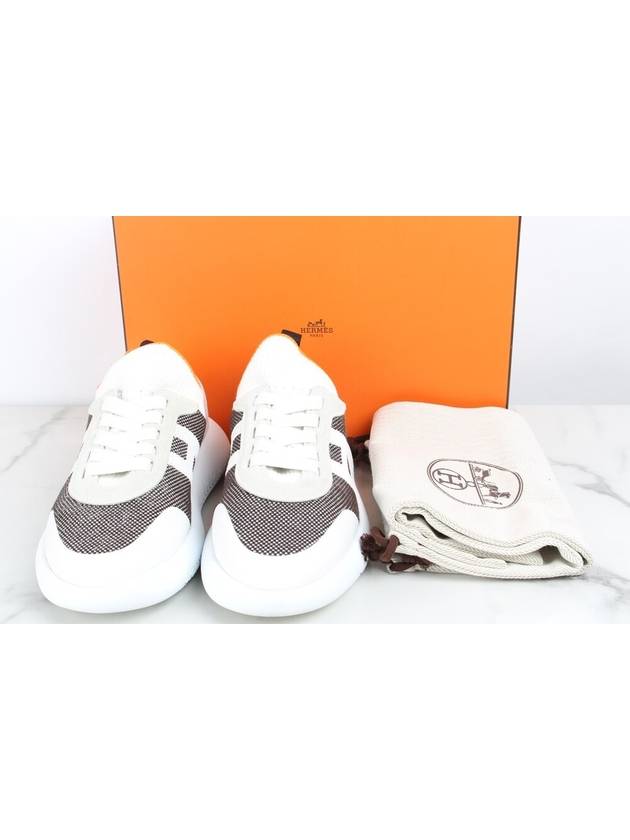 Crew Knit Sneakers Blanc 36 5 235 - HERMES - BALAAN 2