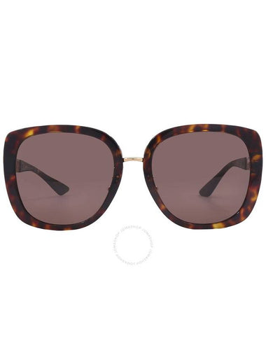 Versace Dark Brown Square Ladies Sunglasses VE4407D 108/73 56 - VERSACE - BALAAN 1