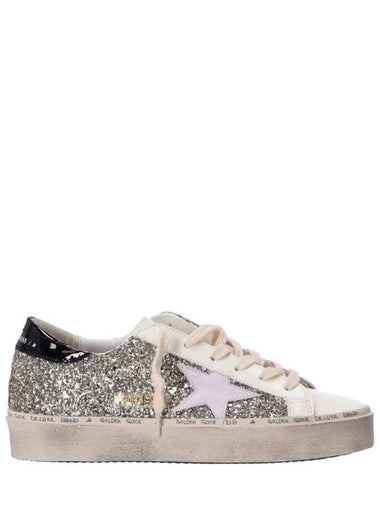 Hi Star Glitter Low Top Sneakers Silver - GOLDEN GOOSE - BALAAN 1