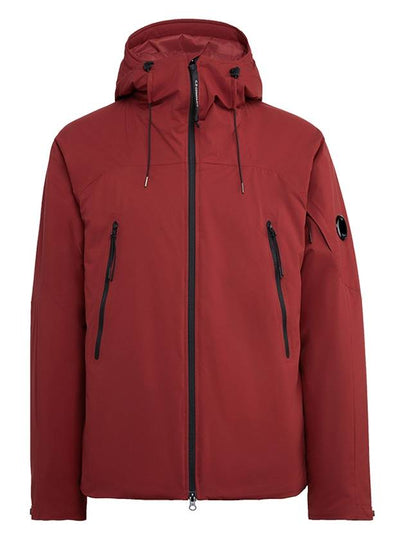 Pro-Tech Ribbed Hooded Jacket Red - CP COMPANY - BALAAN 2