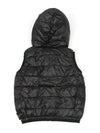 Hooded Padded Vest Black - STONE ISLAND - BALAAN.