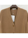 VILLAR Wool Cashmere Cardigan Camel 025 - MAX MARA - BALAAN 4