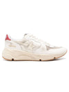 Running Sole Leather Low Top Sneakers White - GOLDEN GOOSE - BALAAN 4