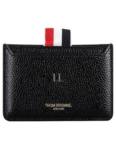 Pebble Grain Leather Mirror Case Black - THOM BROWNE - BALAAN 2