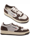 Medalist Low Top Sneakers White Brown - AUTRY - BALAAN 3