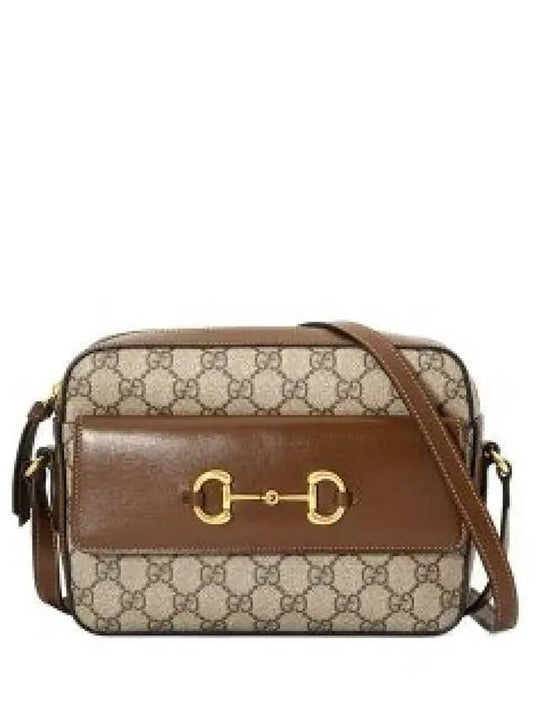 Horsebit 1955 Small Cross Bag Beige Brown - GUCCI - BALAAN 2