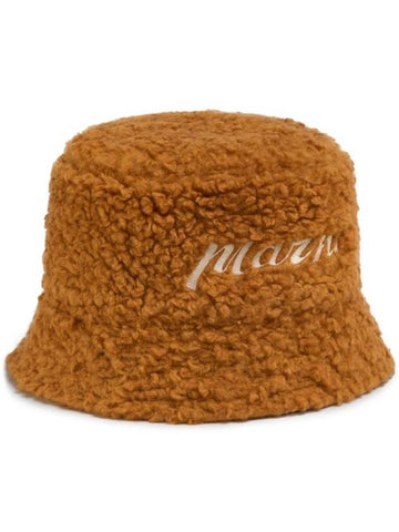 logo embroidered bucket hat CLZC0110S0UTA117 - MARNI - BALAAN 1