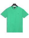 Lewis Cotton Short Sleeve T-Shirt Green - A.P.C. - BALAAN 2