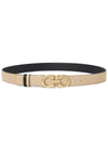 Ferragamo Gancini Women's Double-sided Belt 23 A565 543 0674559 Free Cutting - SALVATORE FERRAGAMO - BALAAN 3