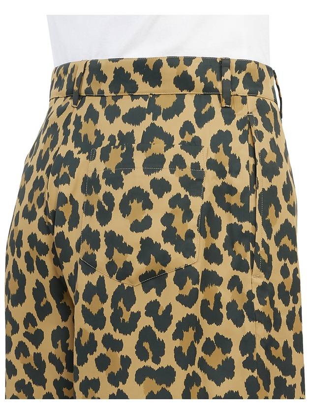 Homme Leopard Shorts Brown - DIOR - BALAAN 11