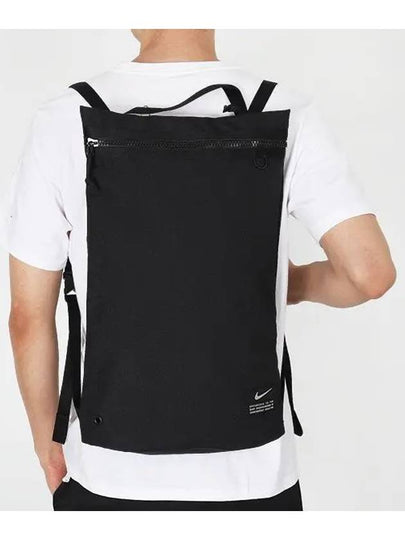 Utility Gymsack Backpack Black - NIKE - BALAAN 2