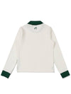 Bucket Point Long Sleeve T Shirt IVORY WOMAN - MALBON GOLF - BALAAN 2